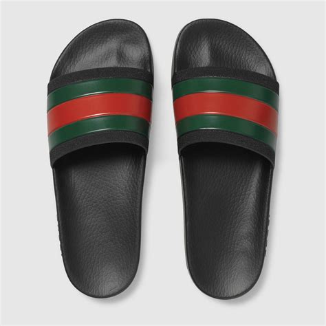 black gucci slide on shoes|affordable gucci slides.